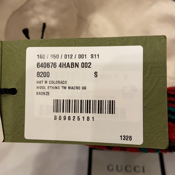 BNWT Authentic Gucci Hounds Tooth Wool Bucket Hat - Picture 8 of 14